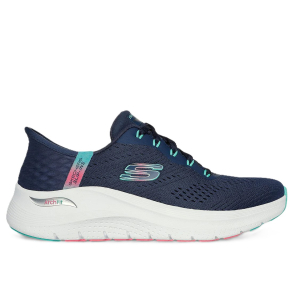 Skechers Wide Fit: Slip-ins: Arch Fit 2.0 - Easy chic - Navy - damesneakers