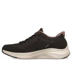Skechers Slip-ins: Contour Foam - Cozy Fit Leopard Dream - Black - damesneakers