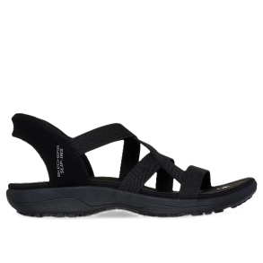 Skechers Slip-ins: Reggae Slim - Stretch Flex - Black - damesandal