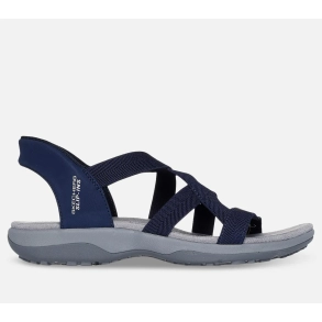 Skechers Slip-ins: Reggae Slim - Stretch Flex - Navy - damesandal