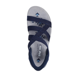 Skechers Slip-ins: Reggae Slim - Stretch Flex - Navy - damesandal