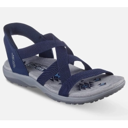 Skechers Slip-ins: Reggae Slim - Stretch Flex - Navy - damesandal