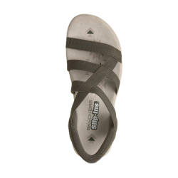 Skechers Slip-ins: Reggae Slim - Stretch Flex - Olive - damesandal