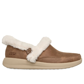 Skechers Slip-ins: Cozy Escape - Brown - damehjemmesko