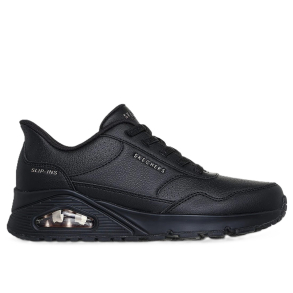 Skechers Slip-ins: Uno - Banksia Luxe - Black - damesneakers