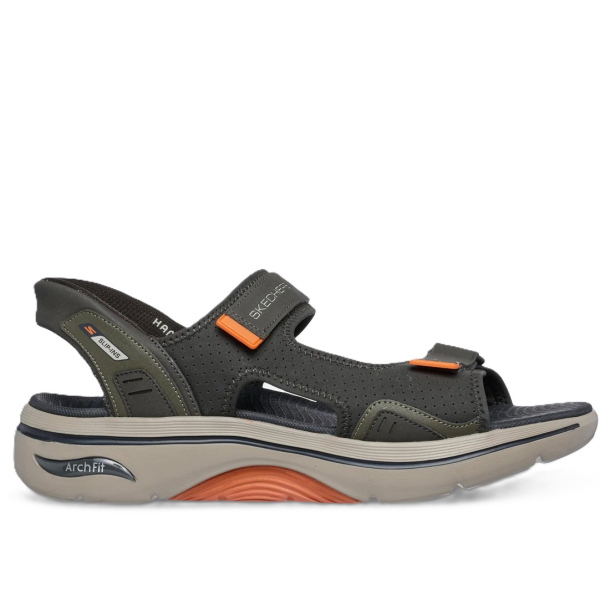 Skechers Slip-ins Go Walk Arch Fit 2.0 - Rios - Olive - herresandal