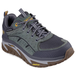 Skechers Arch Fit Road Walker - Vernal - Waterproof - Green - herresko