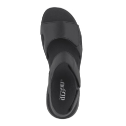 Green Comfort - Leaf Lucy - Sort - damesandal