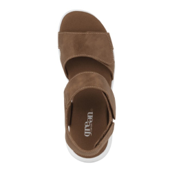 Green Comfort - Leaf Lucy - Cognac - damesandal