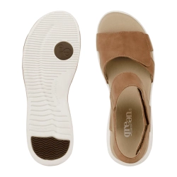 Green Comfort - Leaf Lucy - Sand - damesandal