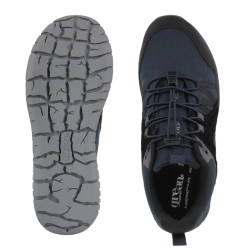 Green Comfort - Path Pelle - Navy Blue - herresneakers