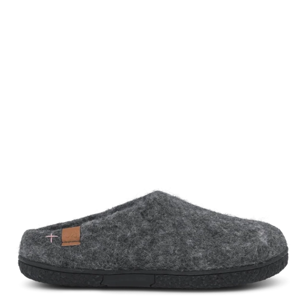 Green Comfort - Wool Tibet - Antracit Grey - hjemmesko