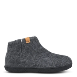 Green Comfort - Wool Nepal - Antracit Grey - hjemmesko