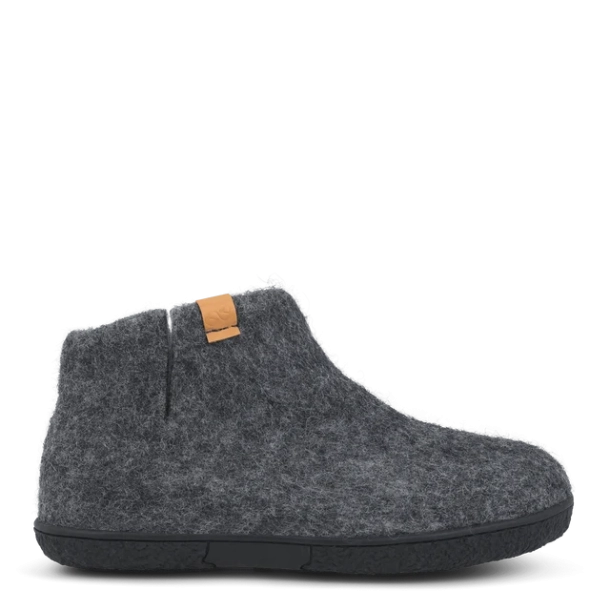 Green Comfort - Wool Nepal - Antracit Grey - hjemmesko