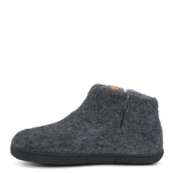 Green Comfort - Wool Nepal - Antracit Grey - hjemmesko