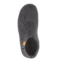 Green Comfort - Wool Nepal - Antracit Grey - hjemmesko